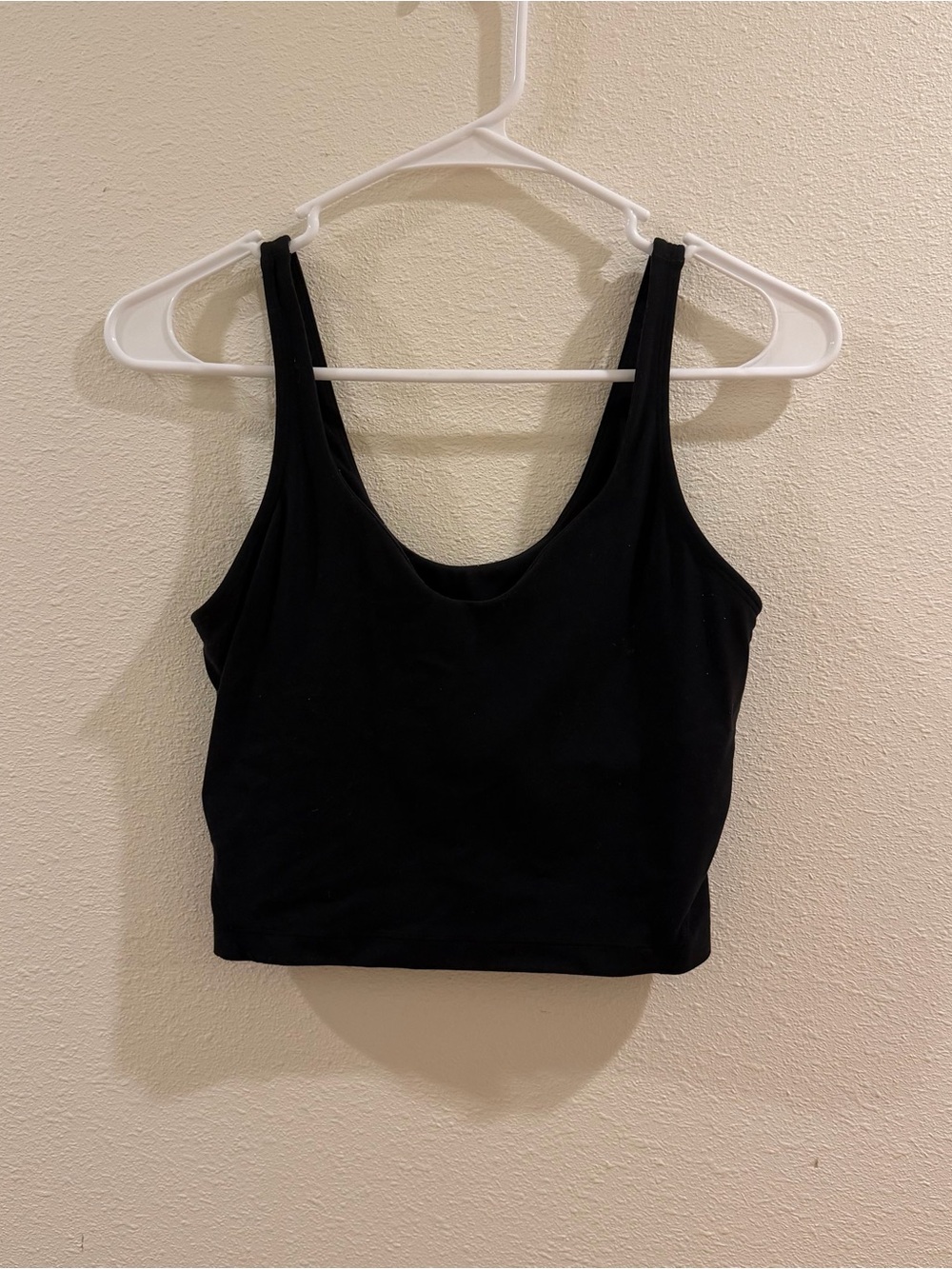 Lululemon athletica Black Scoop Crop Tank Top - Women
